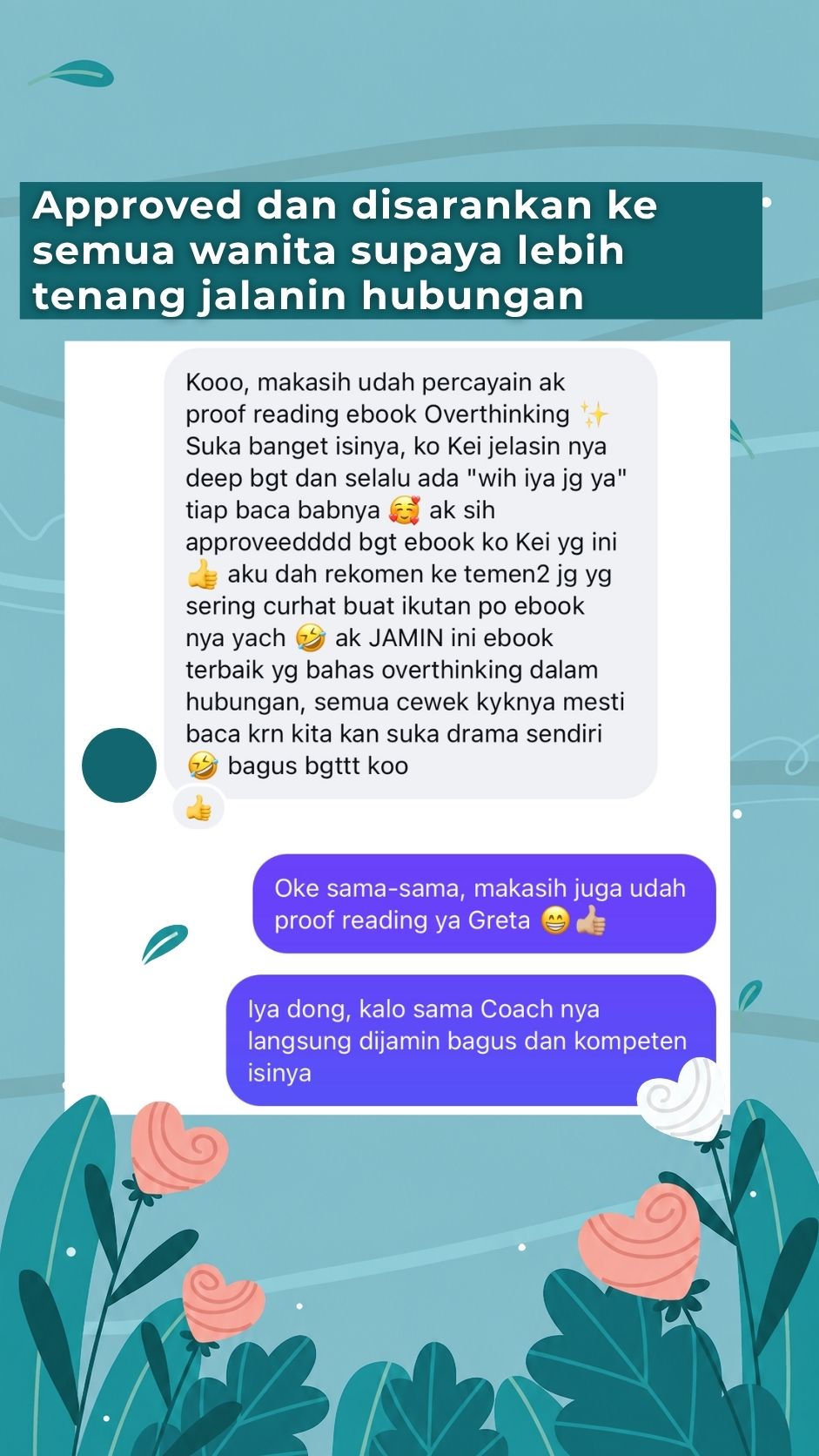 Testimoni program stop overthinking ketiga