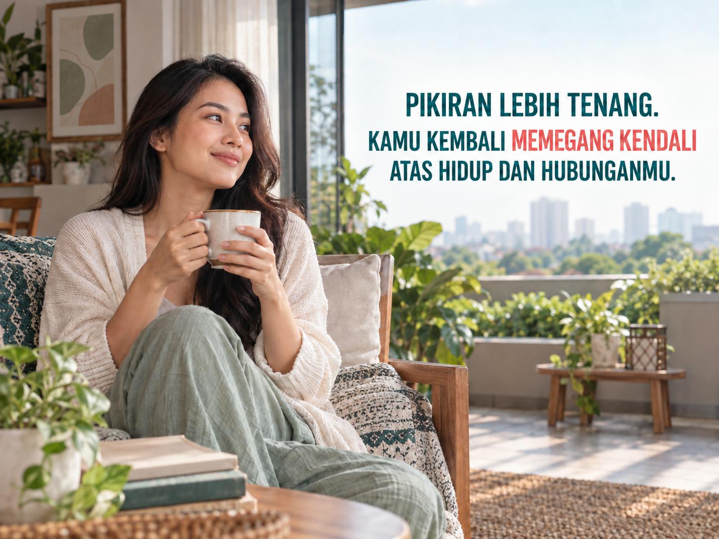 Pikiran lebih tenang setelah memahami pola overthinking