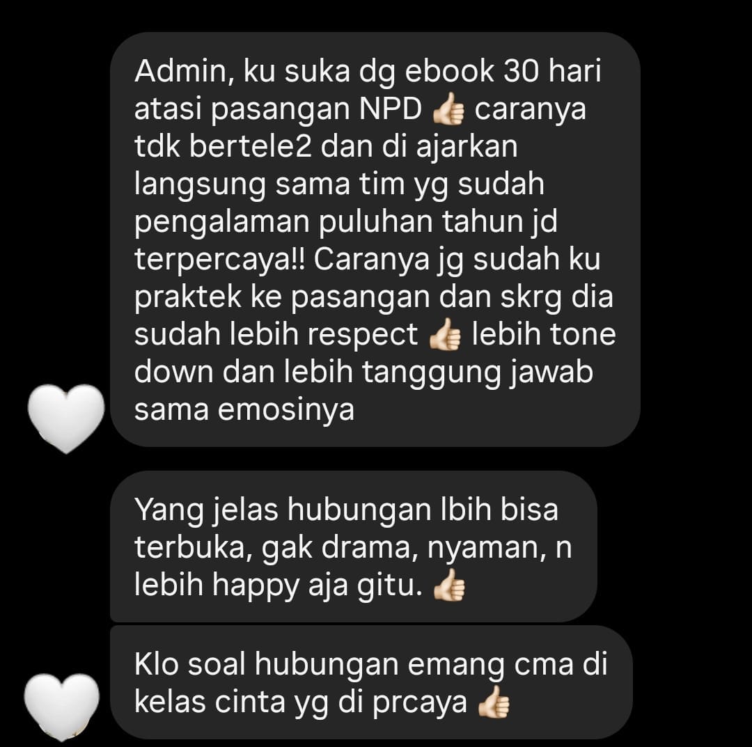 Testimoni pelanggan 30NPD